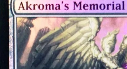 Themed Playing Card - Akroma's Memorial/Akromas Will Custom M Proxy