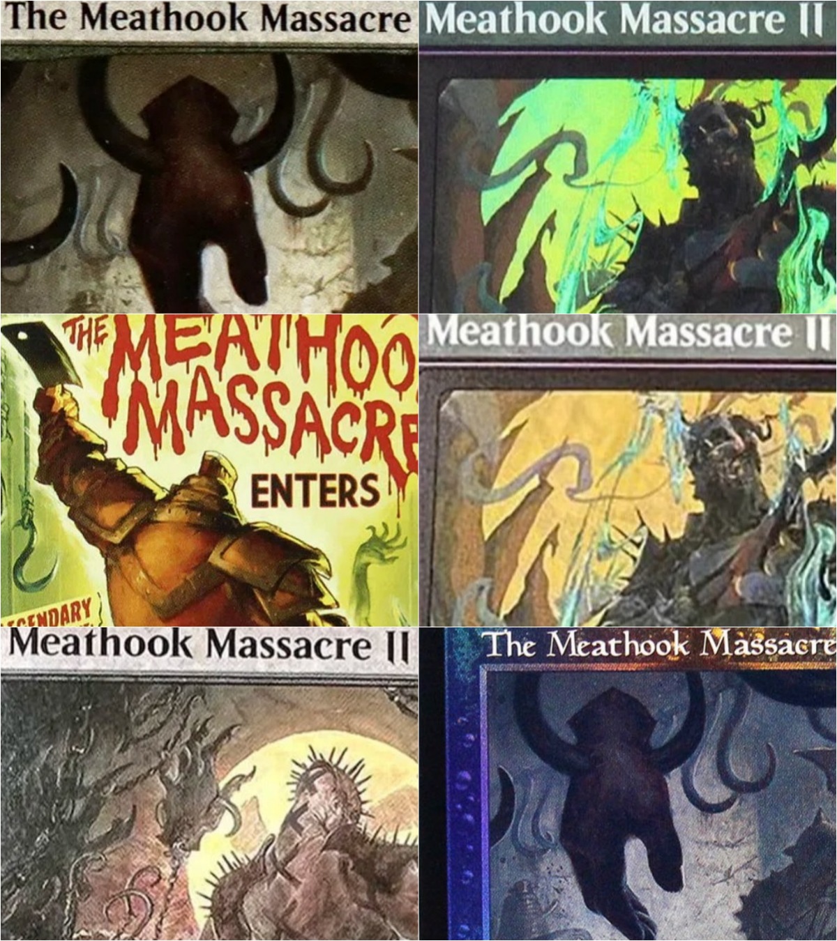 Themed Playing Card - De Meathook Massacre Aangepaste TCG Magische