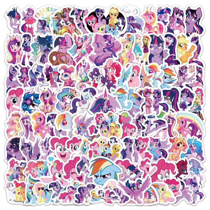 Anime Merchandise Gift - 100 stuks Cartoon My Little Ponys
