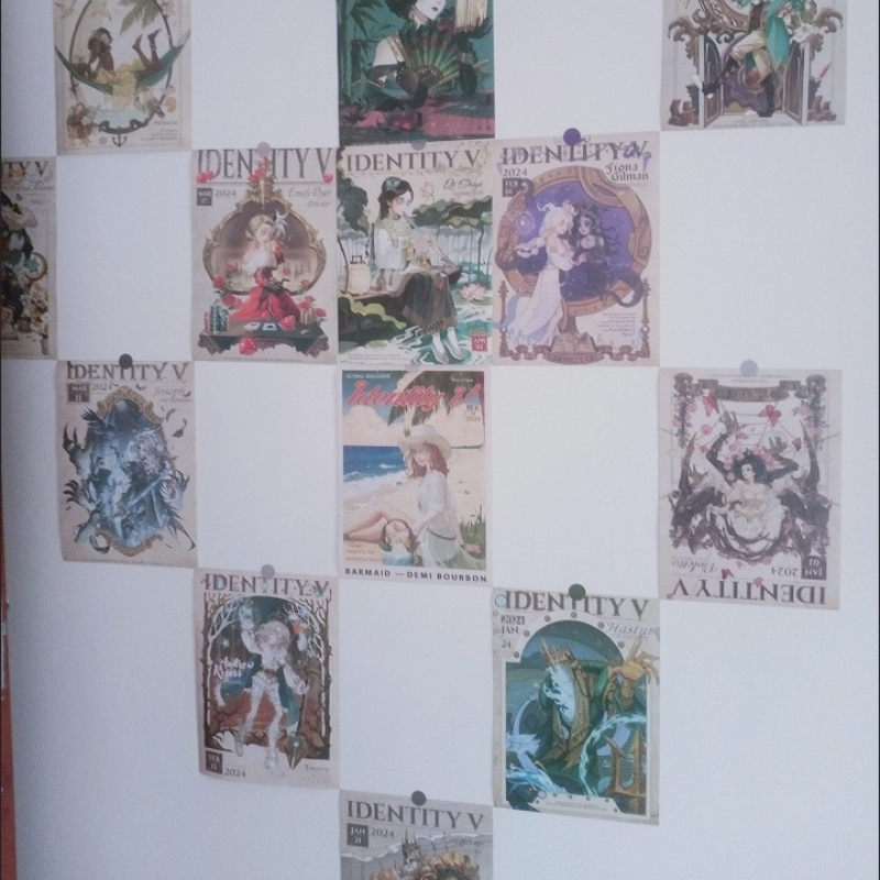 Anime Related Merchandise - Gameposter uit de Identity V-serie, A4-formaat,