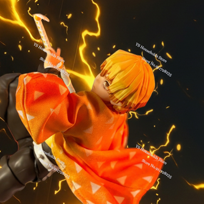 Windbreaker Anime Merchandise - 1/12 Agatsuma Zenitsu Man Action Figure