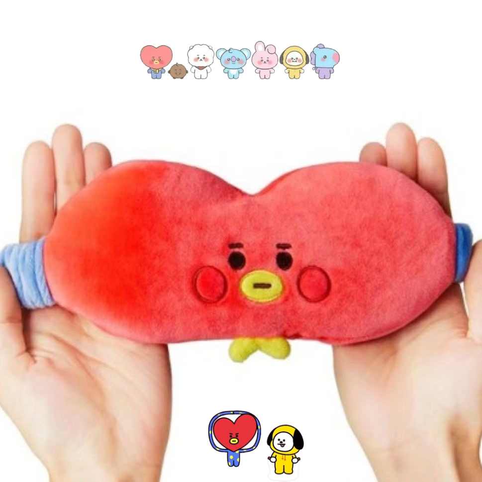 Anime Merchandise Gift - BT21 cartoon schattig pluche oogmasker Kawaii