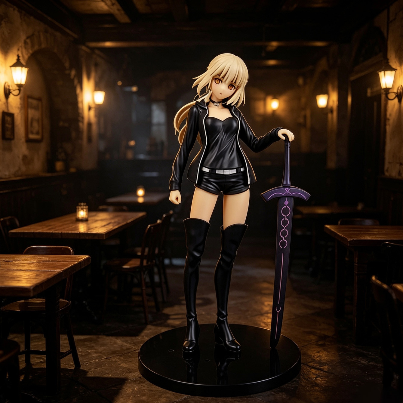 Premium Anime Merchandise - Anime Figuur Dark Knight Design, Premium