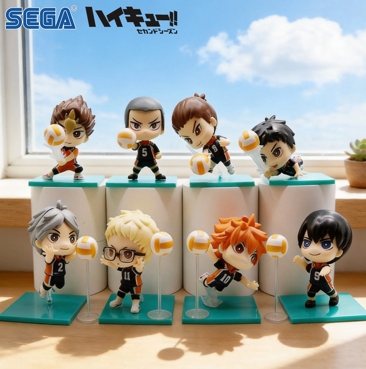 Premium Anime Merchandise - SEGA Haikyuu!! Anime-collectie - 8-delige set