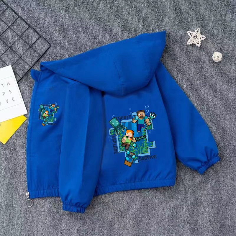 Minecraft Rafted Jacket Game T - Windbreaker Anime Merchandise recensie en prijs