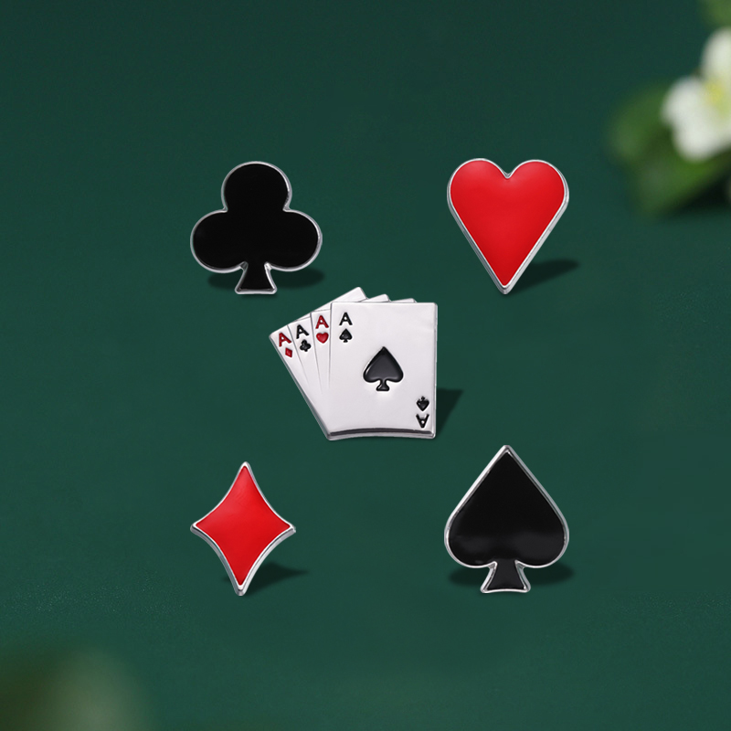 Speelkaarten Email Pins Custom - Themed Playing Card recensie en prijs