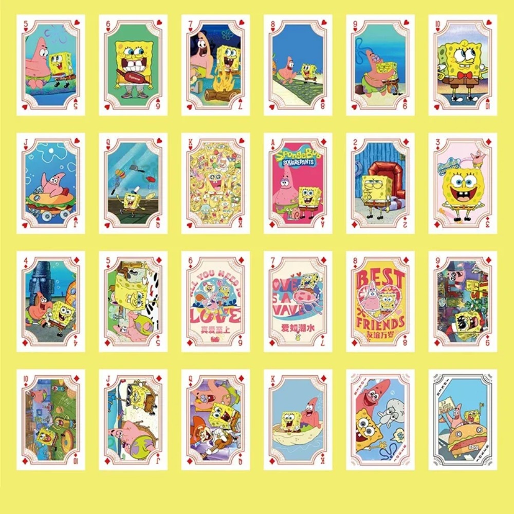54 Vellen/doos SpongeBob Anime - Themed Playing Card recensie en prijs