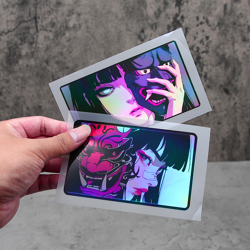 1PC Holografische Anime Decal  - Premium Anime Merchandise recensie en prijs