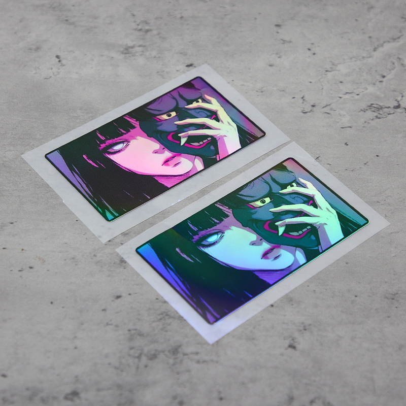 1PC Holografische Anime Decal  - Premium Anime Merchandise recensie en prijs